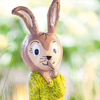 Pappmach&eacute; Hase mit D&eacute;copatch-Papier