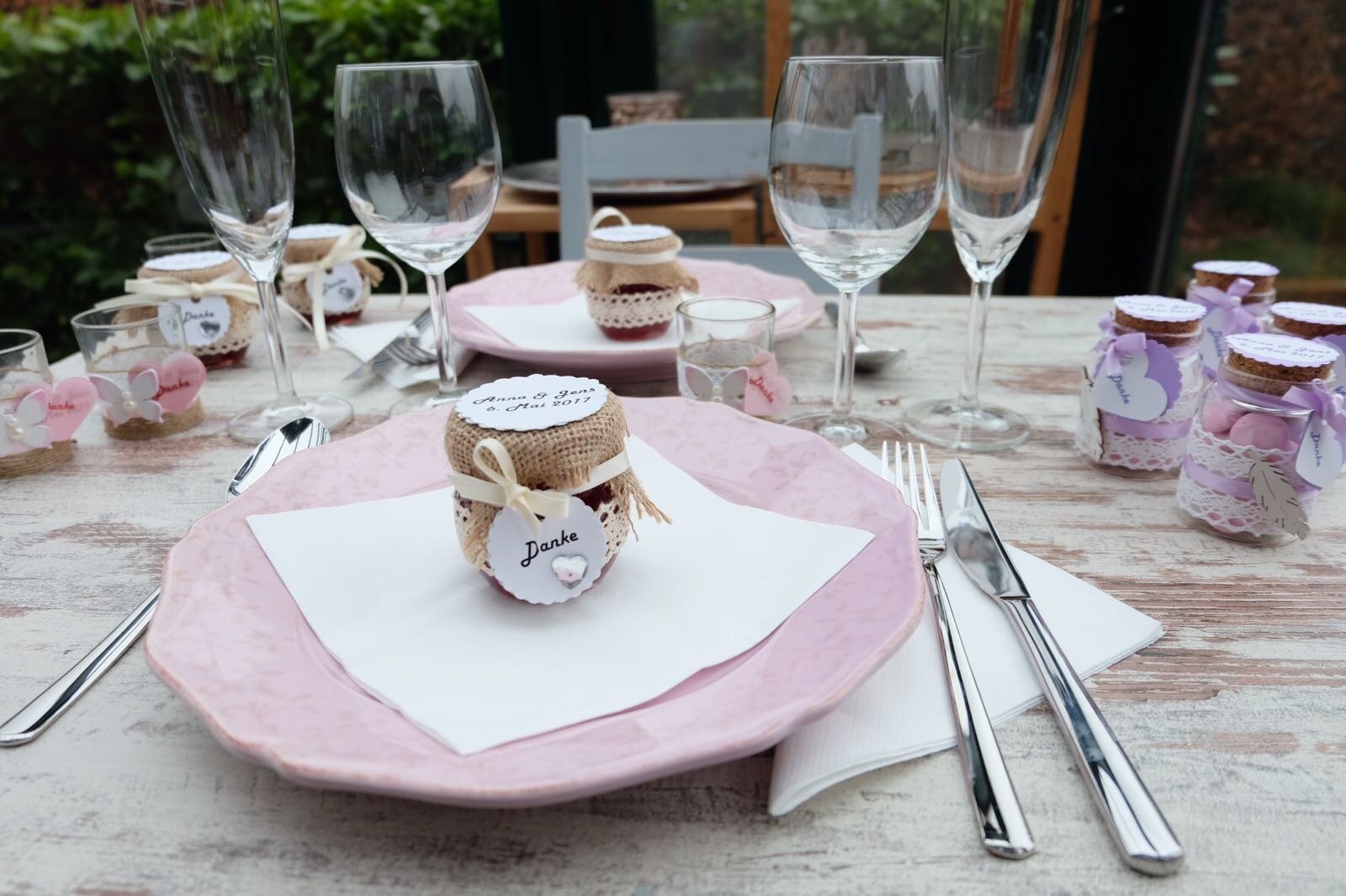 Gastgeschenk Marmelade Hochzeit