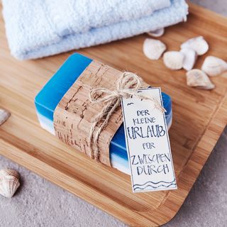 Handmade soaps in luxury packaging