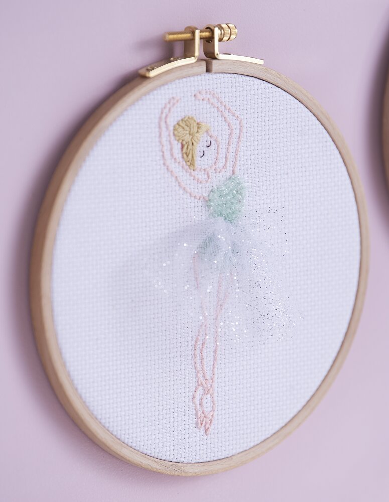 gestickte Ballerina