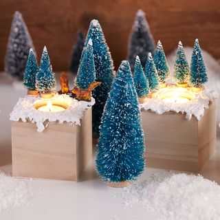 Winterliche Teelichte