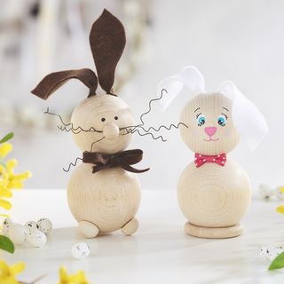osterhasen aus kugeln