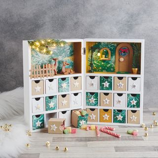 Adventskalender mit Winterszene