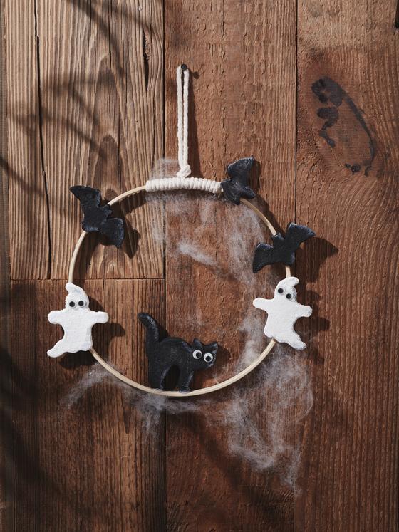 halloween kranz