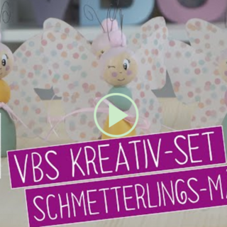 Kreativ-set Schmetterlings-mädchen Videobild