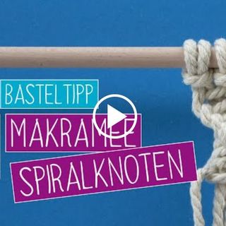 VBS craft tip macram&eacute; spiral knot