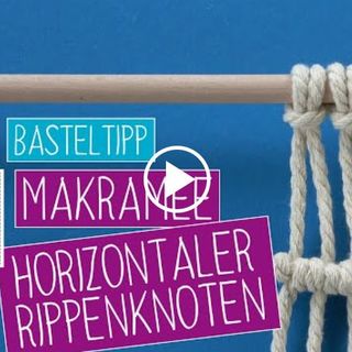 VBS Crafting Tip Macram&eacute; Horizontal Rib Knot