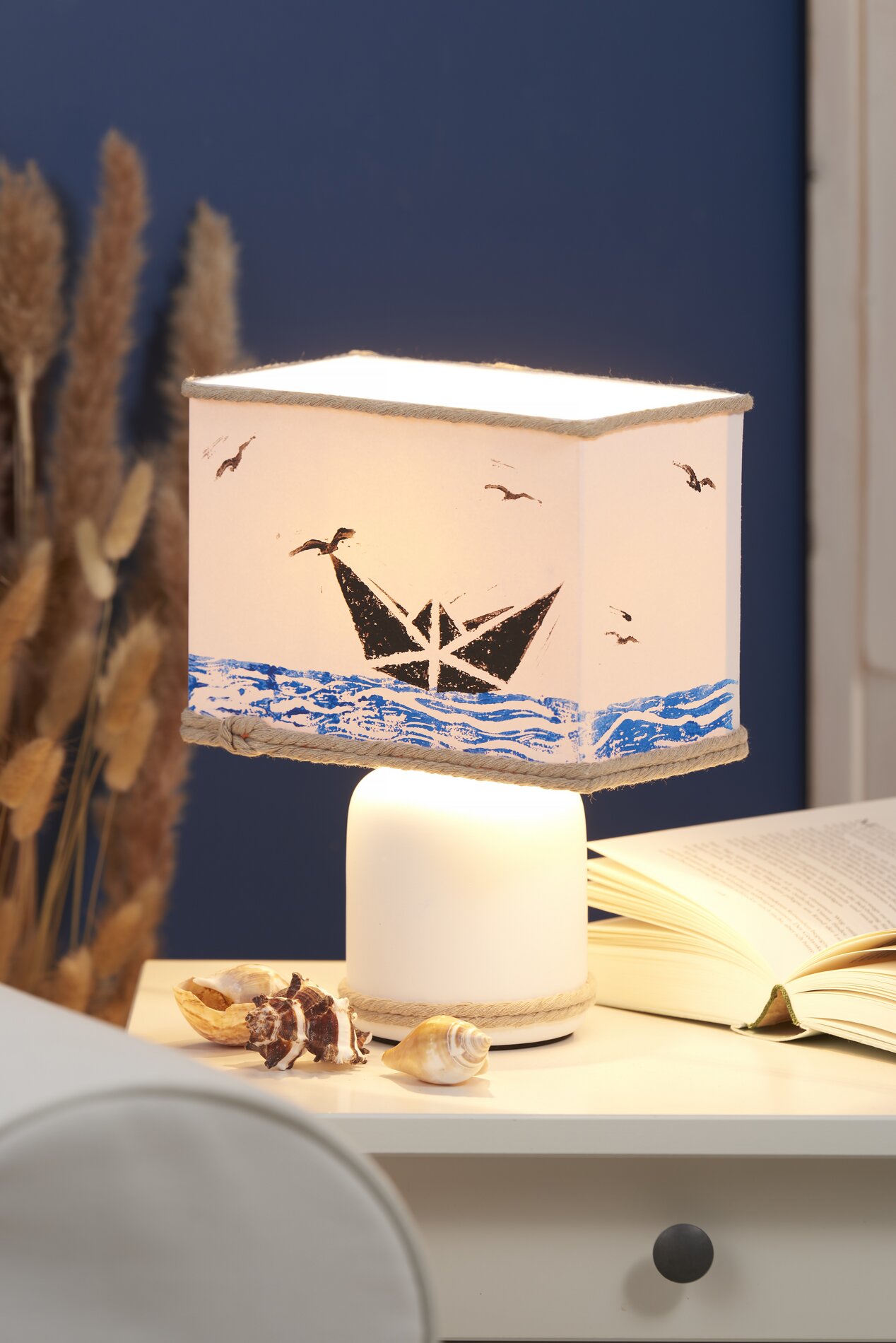 linoldrukc lampe