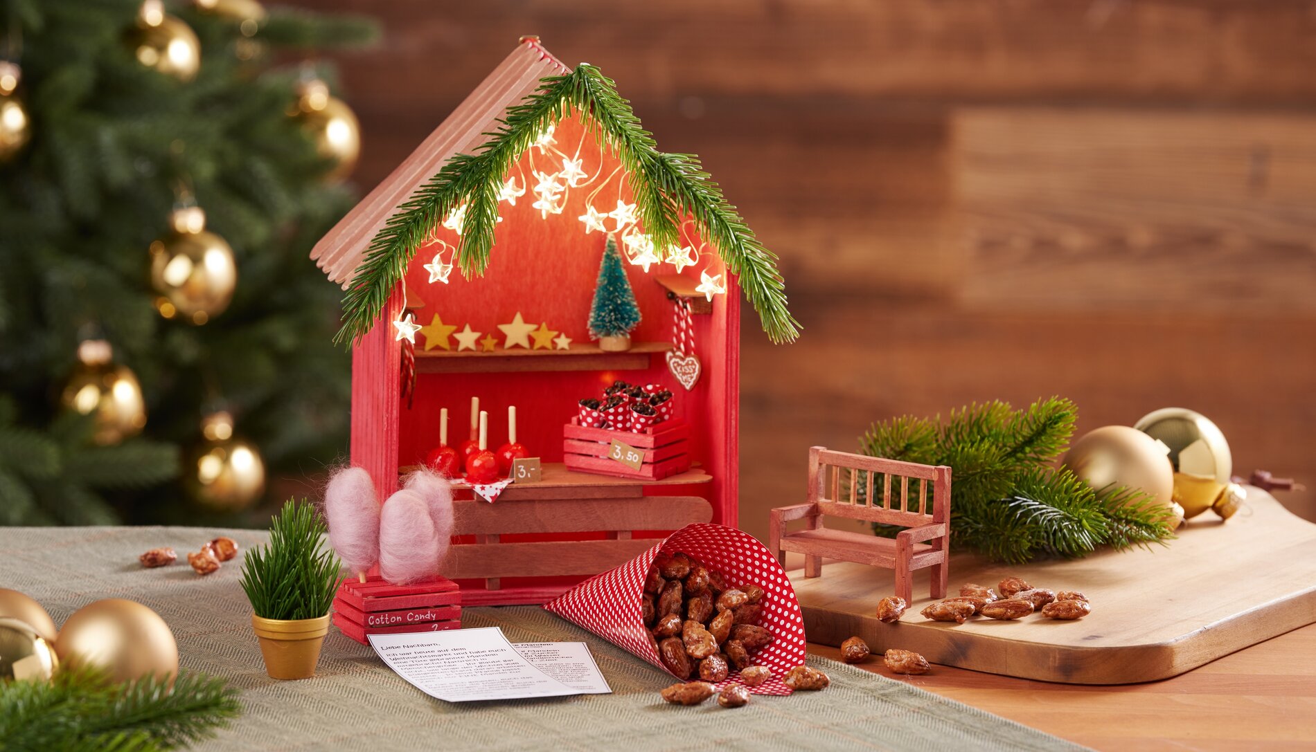 Weihnachtsmarkt Miniaturszene