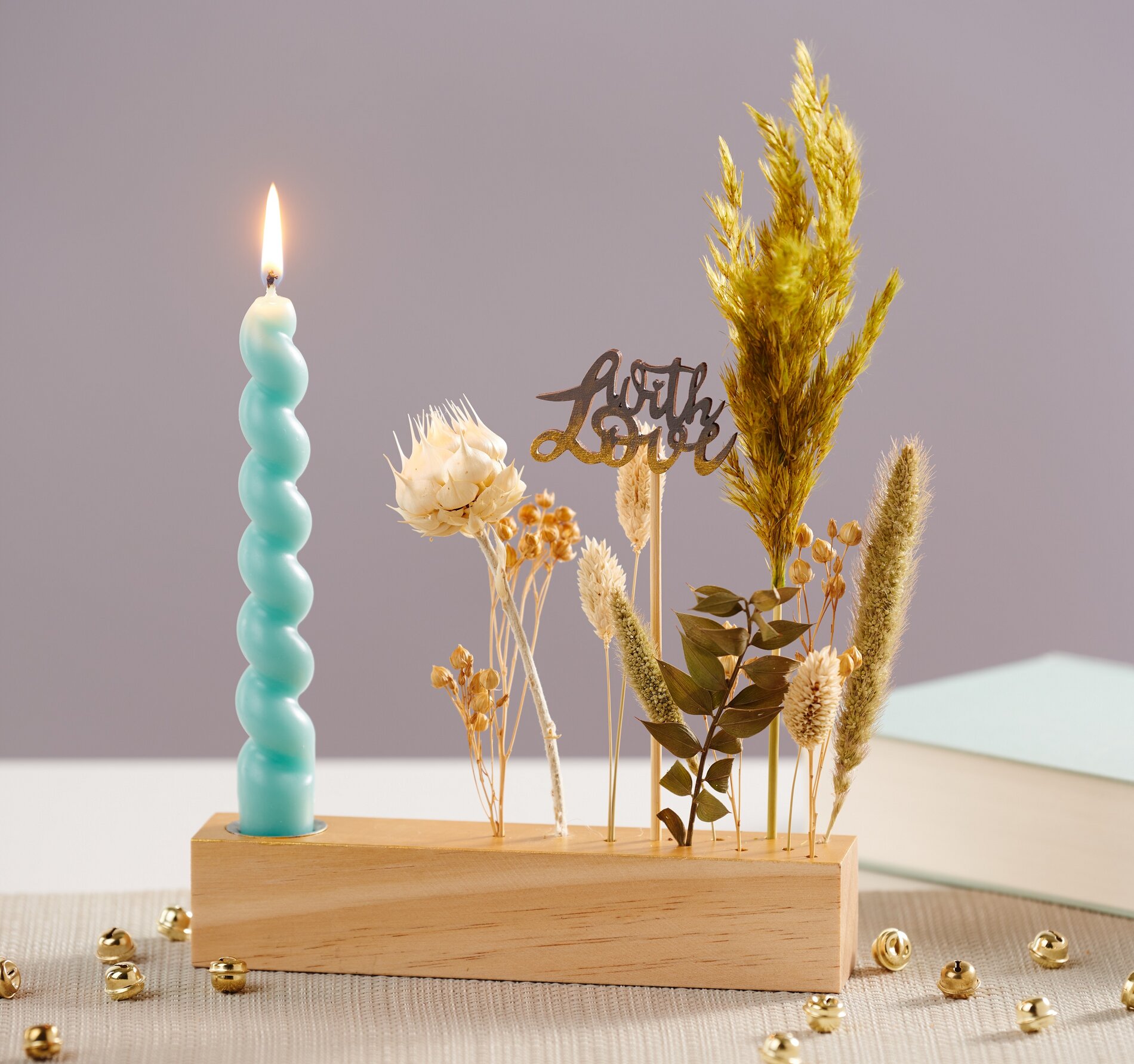 Flowergram mit Trockenblumen