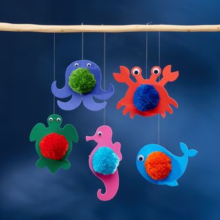 meerestiere Pompons