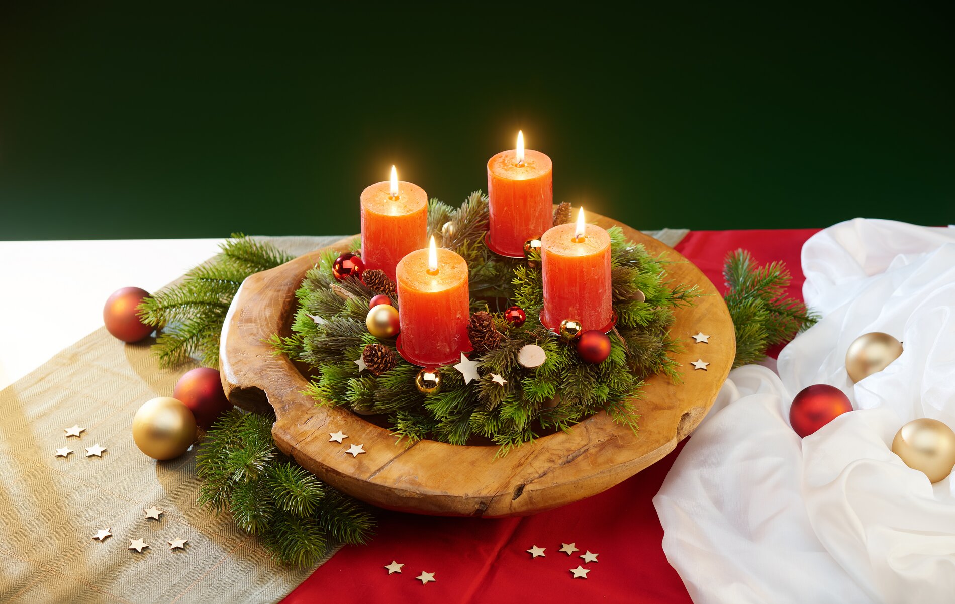 adventskranz klassisch