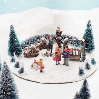 Miniatur Winterlandschaft