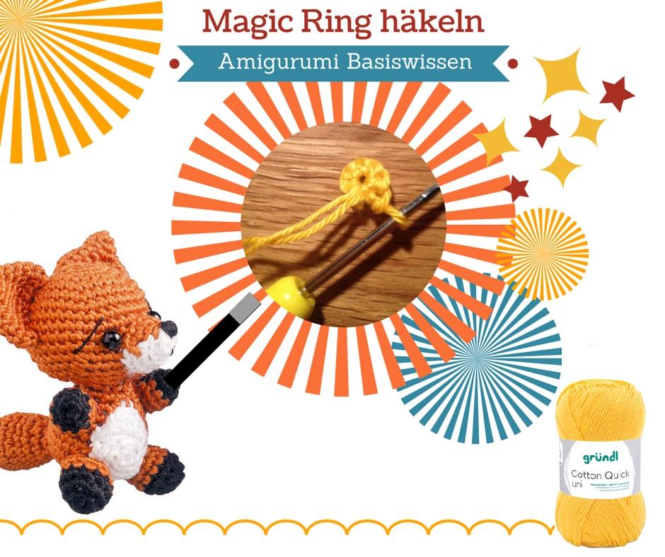 Wie h&auml;kel ich einen Fadenring: Magic Ring