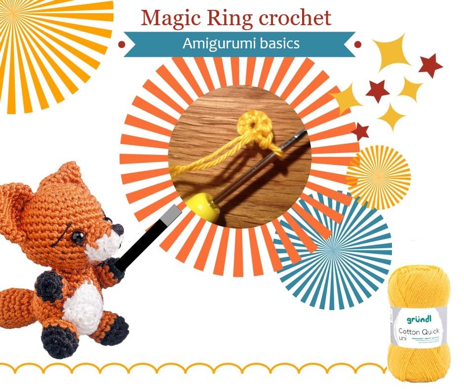 Wie h&auml;kel ich einen Fadenring: Magic Ring