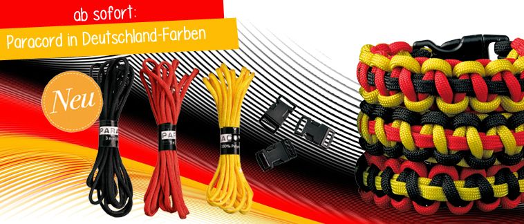 Jetzt selber machen: Paracord Armb&auml;nder f&uuml;r den (WM-) Sommer