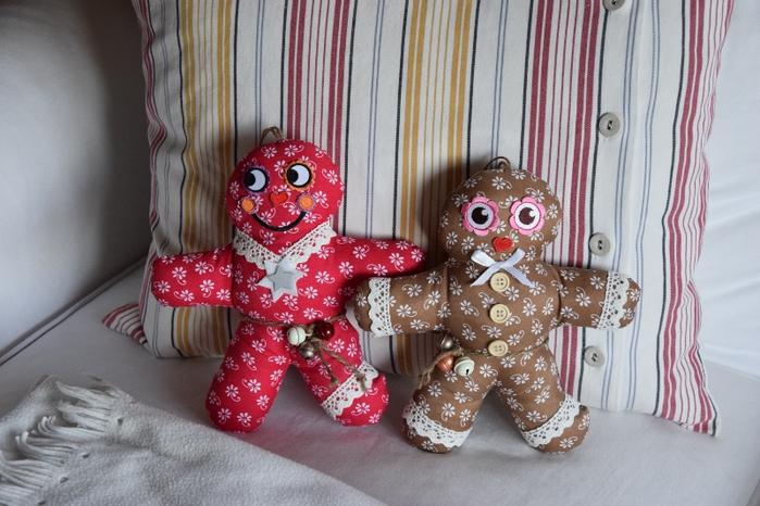Pfefferkuchenm&auml;nnchen n&auml;hen f&uuml;r Weihnachten 