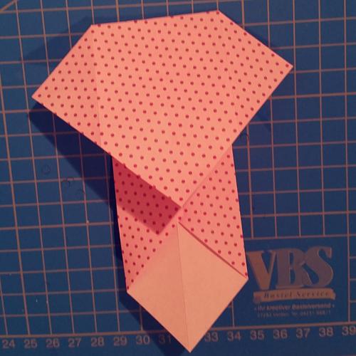 Anleitung Origami falten Herz mit Schachtel