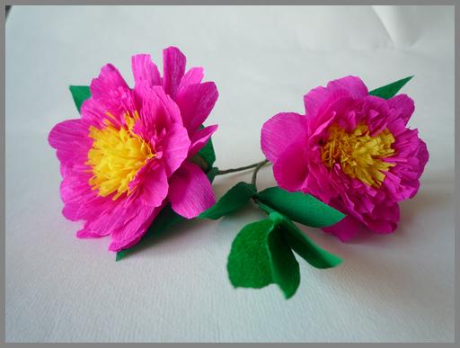 Papierblumen basteln