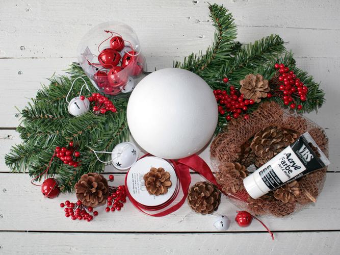 Dekokugel Material Weihnachtliche Dekokugel