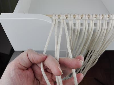 macram&eacute;-wall hanging Knot 4