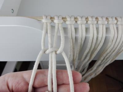 macram&eacute;-wall hanging Knot 7