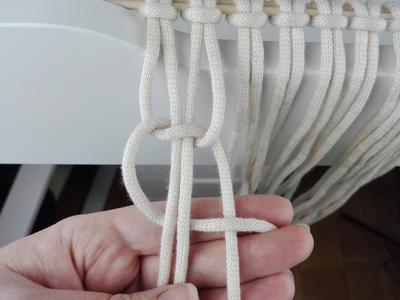 macram&eacute;-wall hanging Knot 8