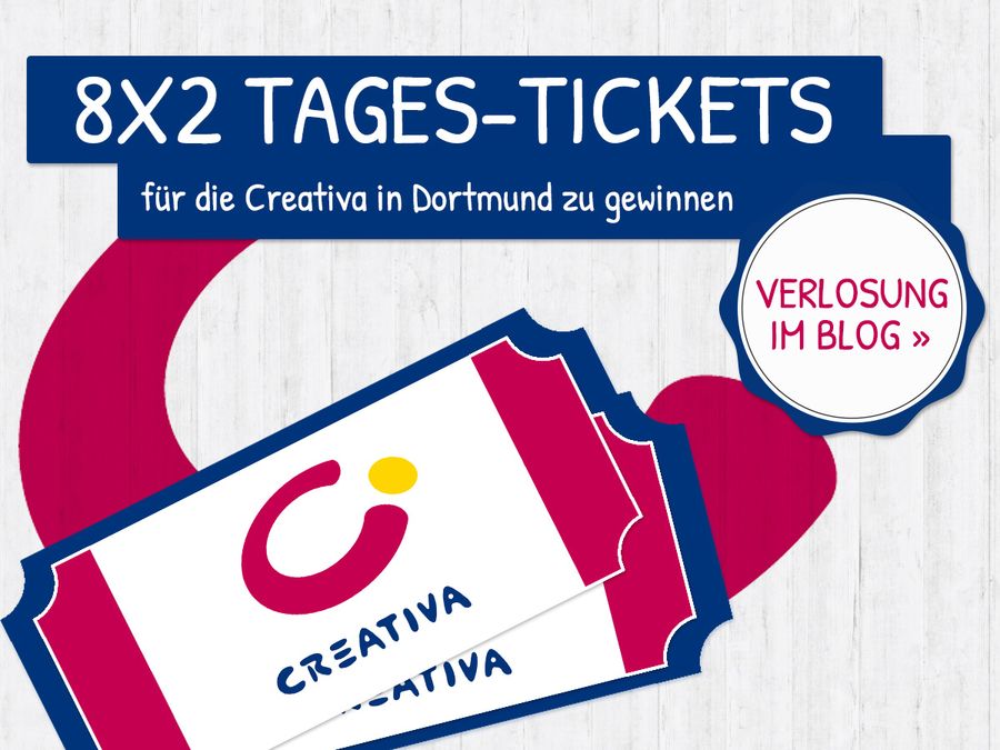 Tickets f&uuml;r die Creativa in Dortmund zu gewinnen