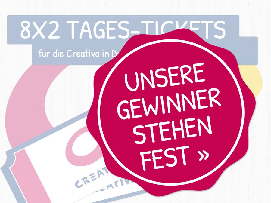 Gewinner der Tickets f&uuml;r die Creativa Dortmund