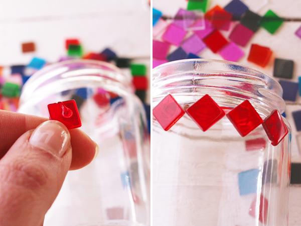 wind light Design with mosaic