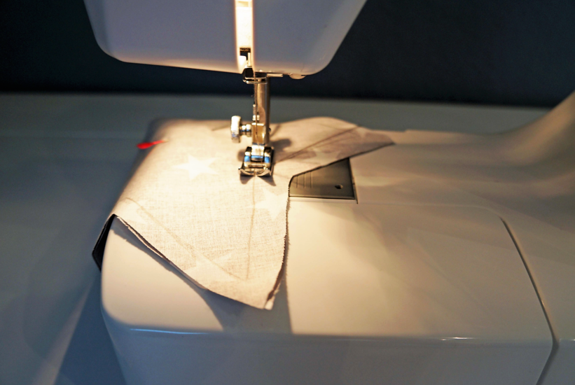 Kirschkernkissen selber n&auml;hen mit der N&auml;hmaschine