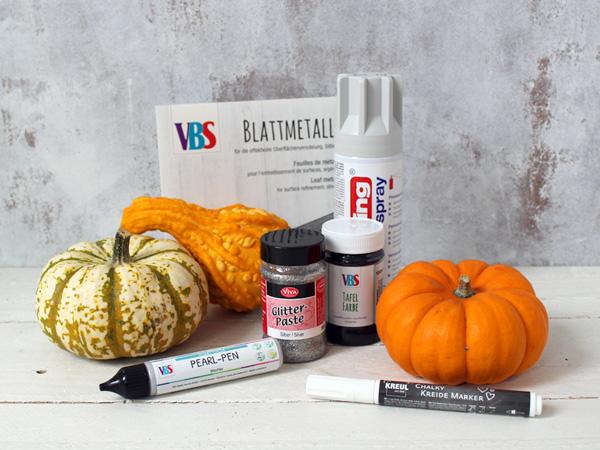 Bemalte K&uuml;rbisse zu Halloween einfach selber machen