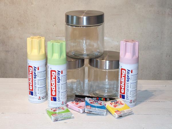 Ben&ouml;tigtes Material f&uuml;r bunte Ostergl&auml;ser