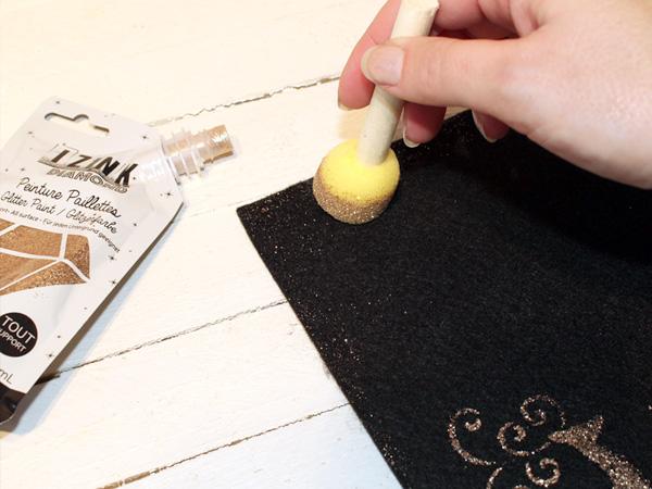 Platzdeckchen f&uuml;r weihnachten ganz einfach selber machen. Gratis Bastelanleitung