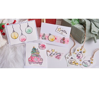 Weihnachtskarten basteln