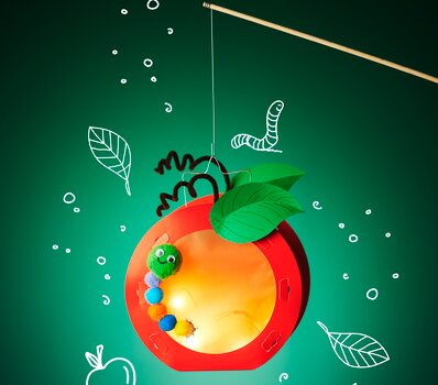 Laterne Apfel