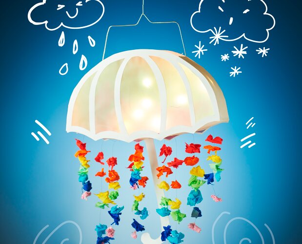 Laterne Regenschirm