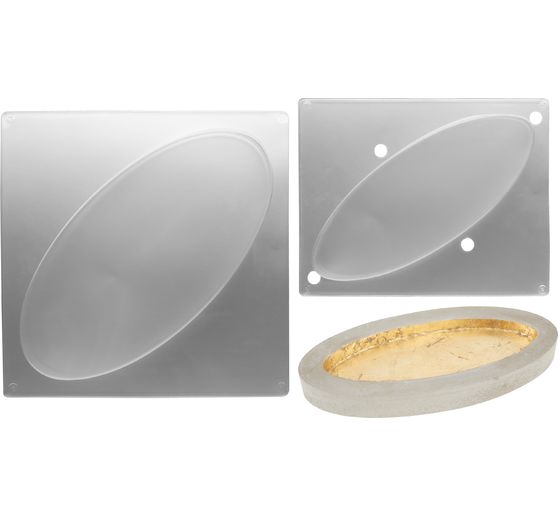 Gie&szlig;form "Ellipse", 2-teilig