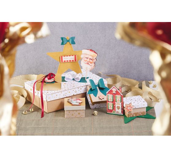 VBS Cardboard boxes "Square", 10 pieces