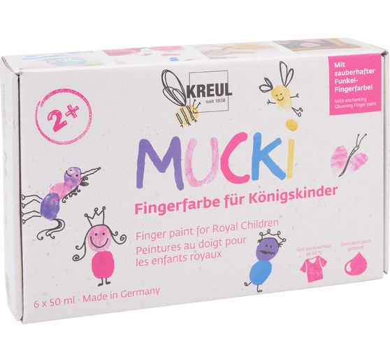 MUCKI Fingerfarbe "K&ouml;nigskinder"