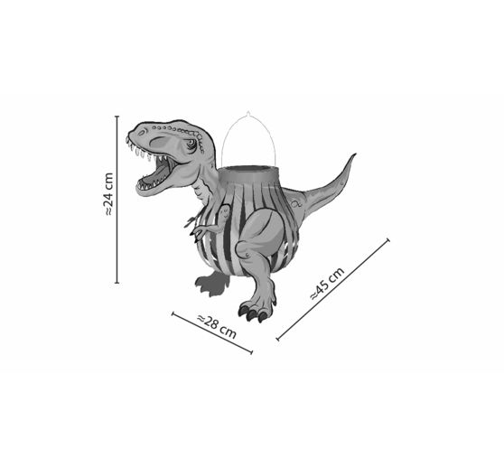 Laternen-Bastelset "T-Rex"