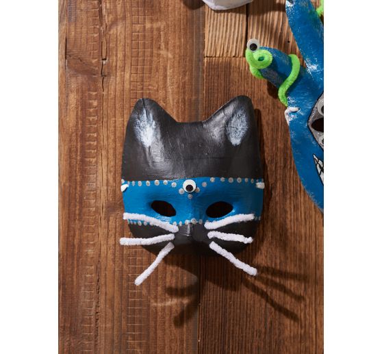 VBS Kinder-Masken, Pappmach&eacute;, 6er-Set