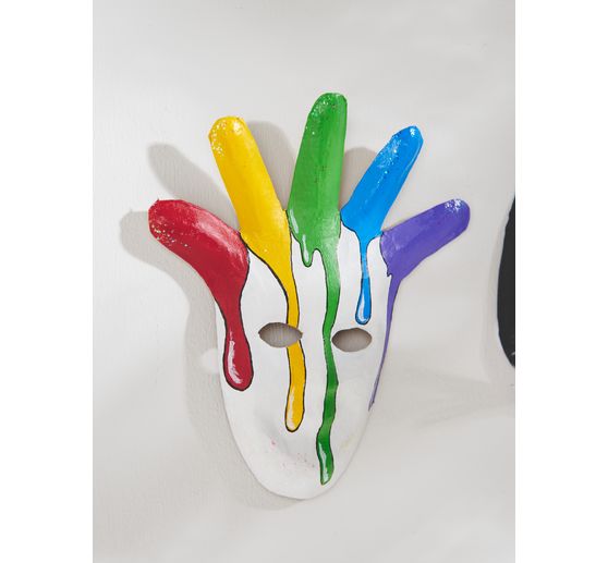 VBS Kinder-Masken, Pappmach&eacute;, 6er-Set