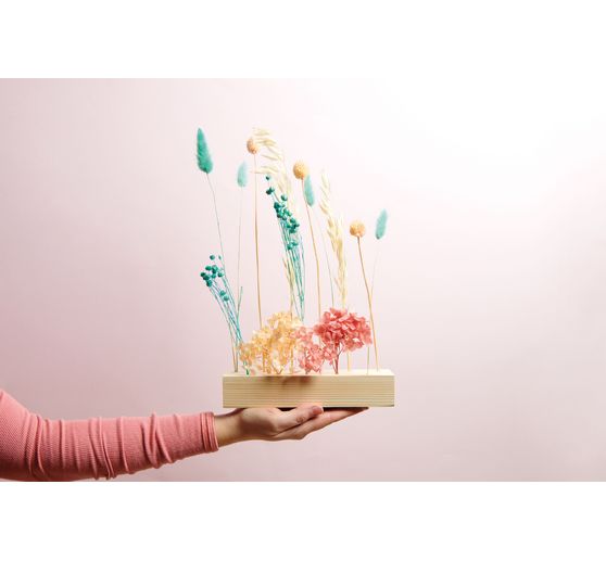 Rico Design Holzst&auml;nder f&uuml;r Trockenblumen, 21 x 4 x 5 cm