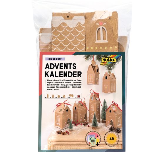 Adventskalender-Set "Lebkuchenhaus"
