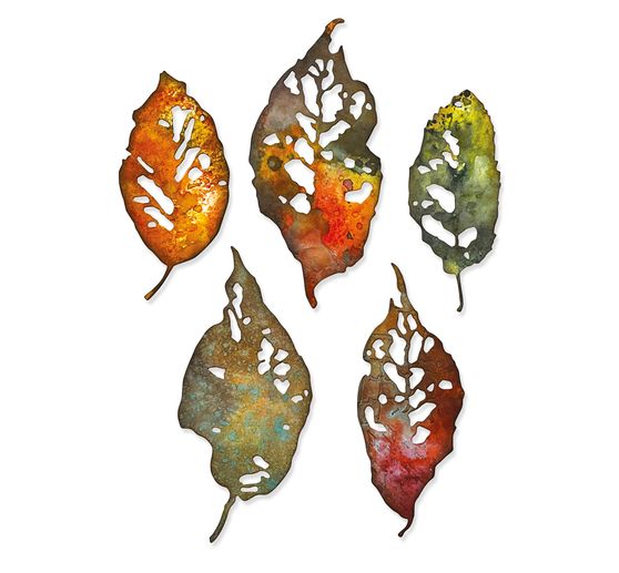 Sizzix Thinlits Stanzschablone "Leaf Fragments by Tim Holtz"