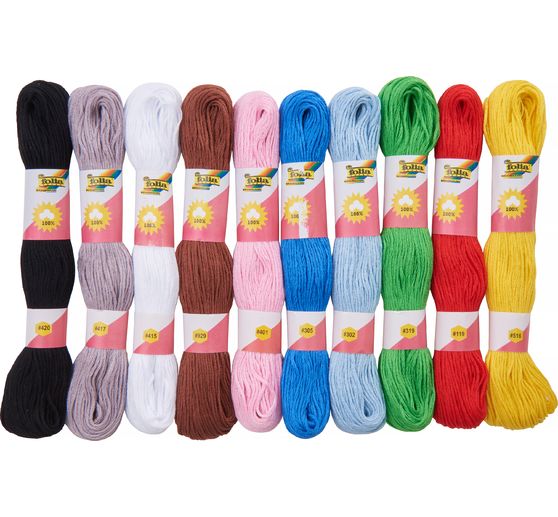 Sticktwist "Basic", 10 D&ouml;ckchen &agrave; 40 m