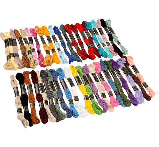 Stickgarnset "Sortierte Farben"
