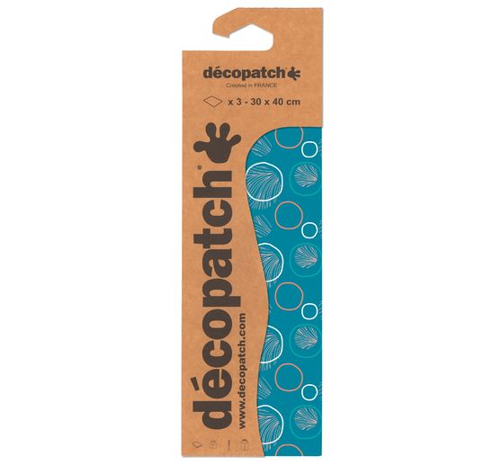 D&eacute;copatch paper "Shells"