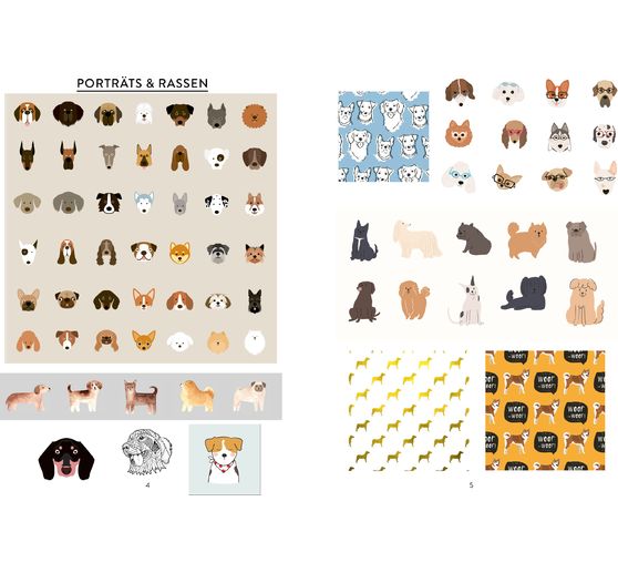 Book "Bullet Journal Stickerbuch - Hundegl&uuml;ck"